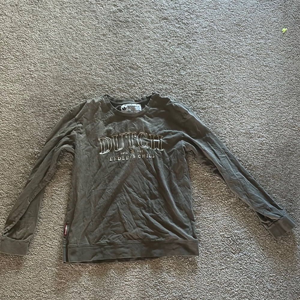 Dutch Bros Long Sleeve Tee - Dark Gray